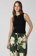 Black Seam Tank Top