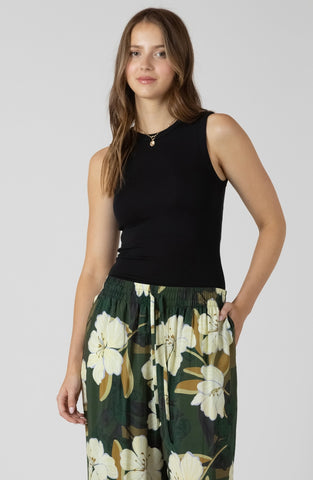 Black Seam Tank Top