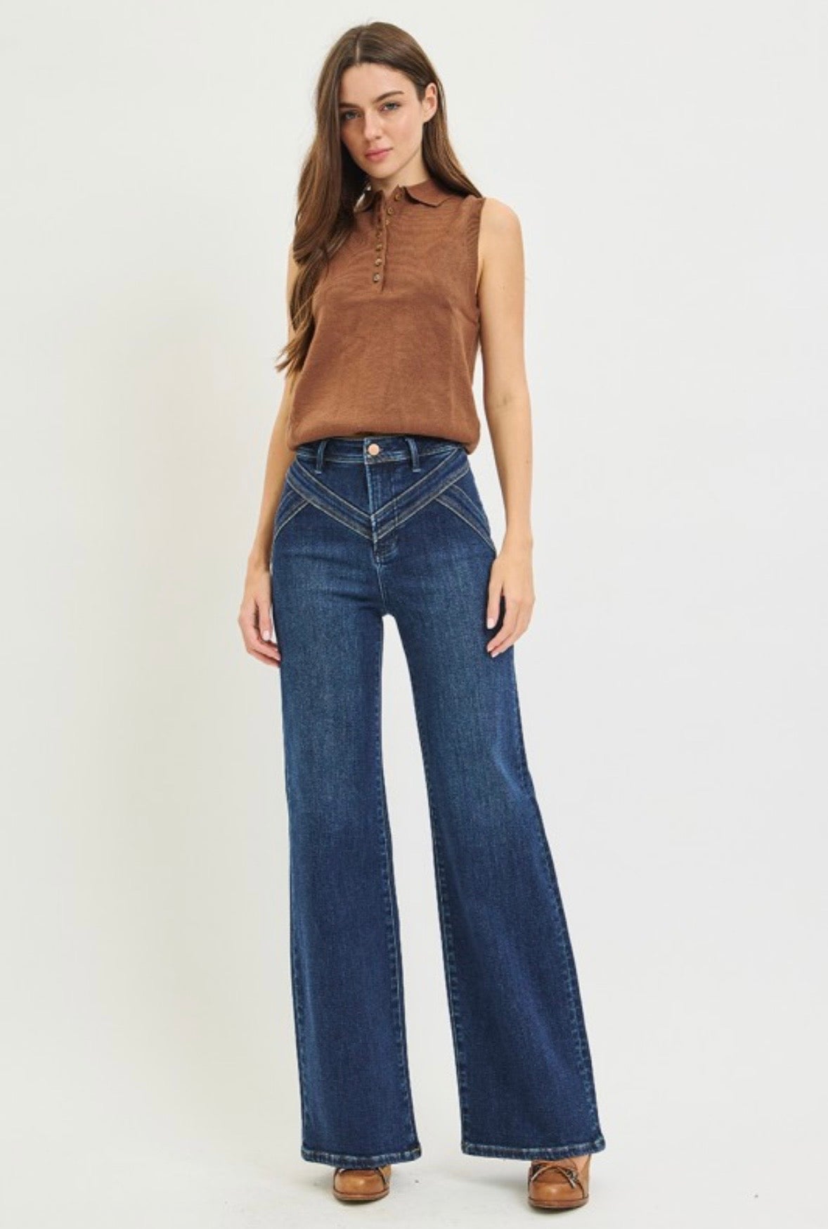 Danika High Rise Yoke Jeans