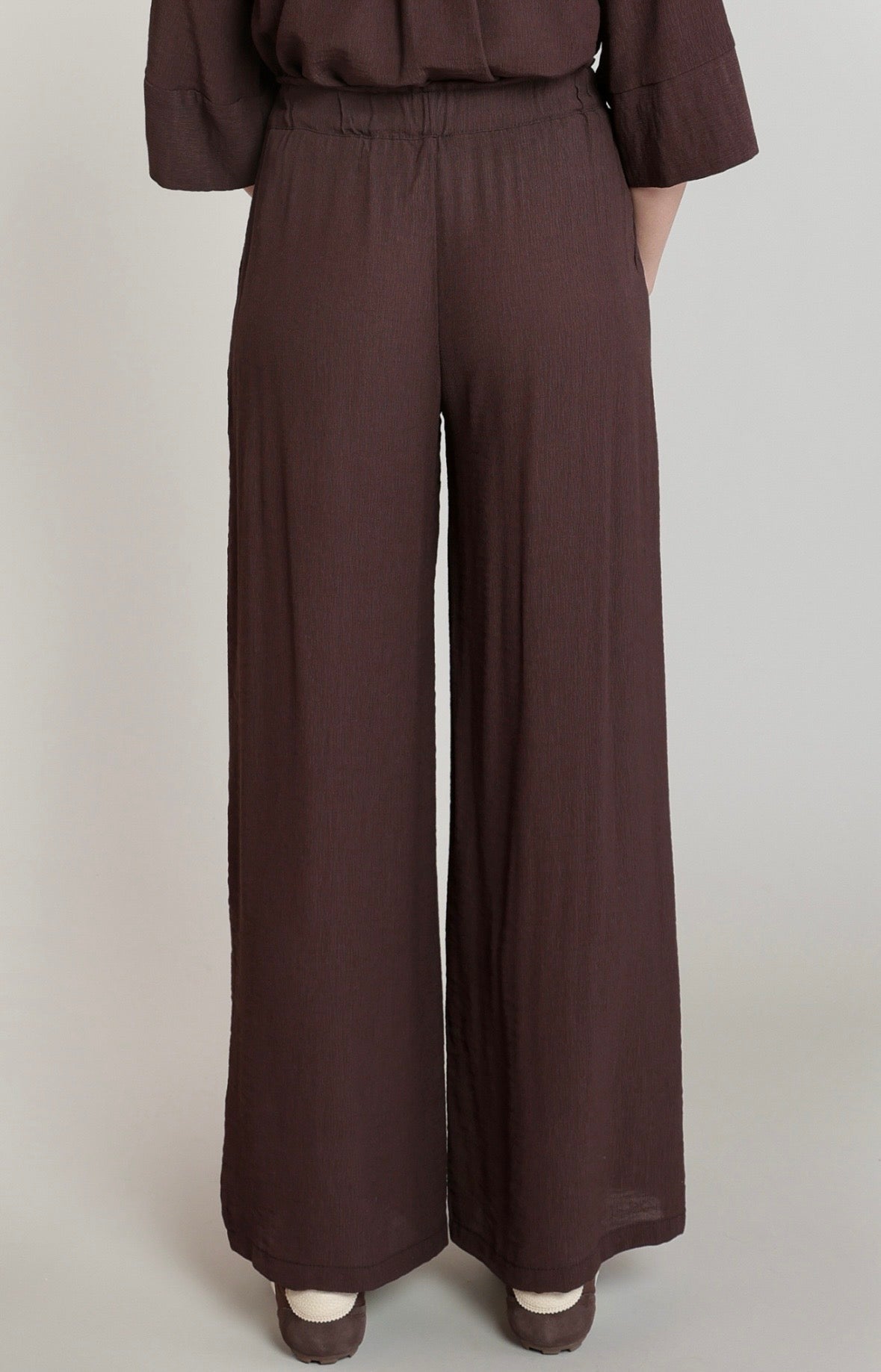 Dark Chocolate Wide Leg Pants