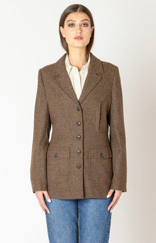 Brown Tweed Blazer