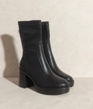 Black Josephine Platform Boots