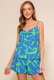 Blue & Green Abstract Set