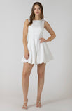 Off White Flounce Dress