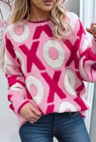 Pink XOXO Sweater