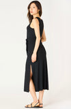 Black Knotted Maxi Tank Dress