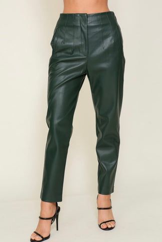 Forest Vegan Leather Pants