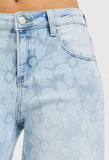 Audrey Floral Wide Leg Jeans