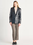 Black Leather Blazer