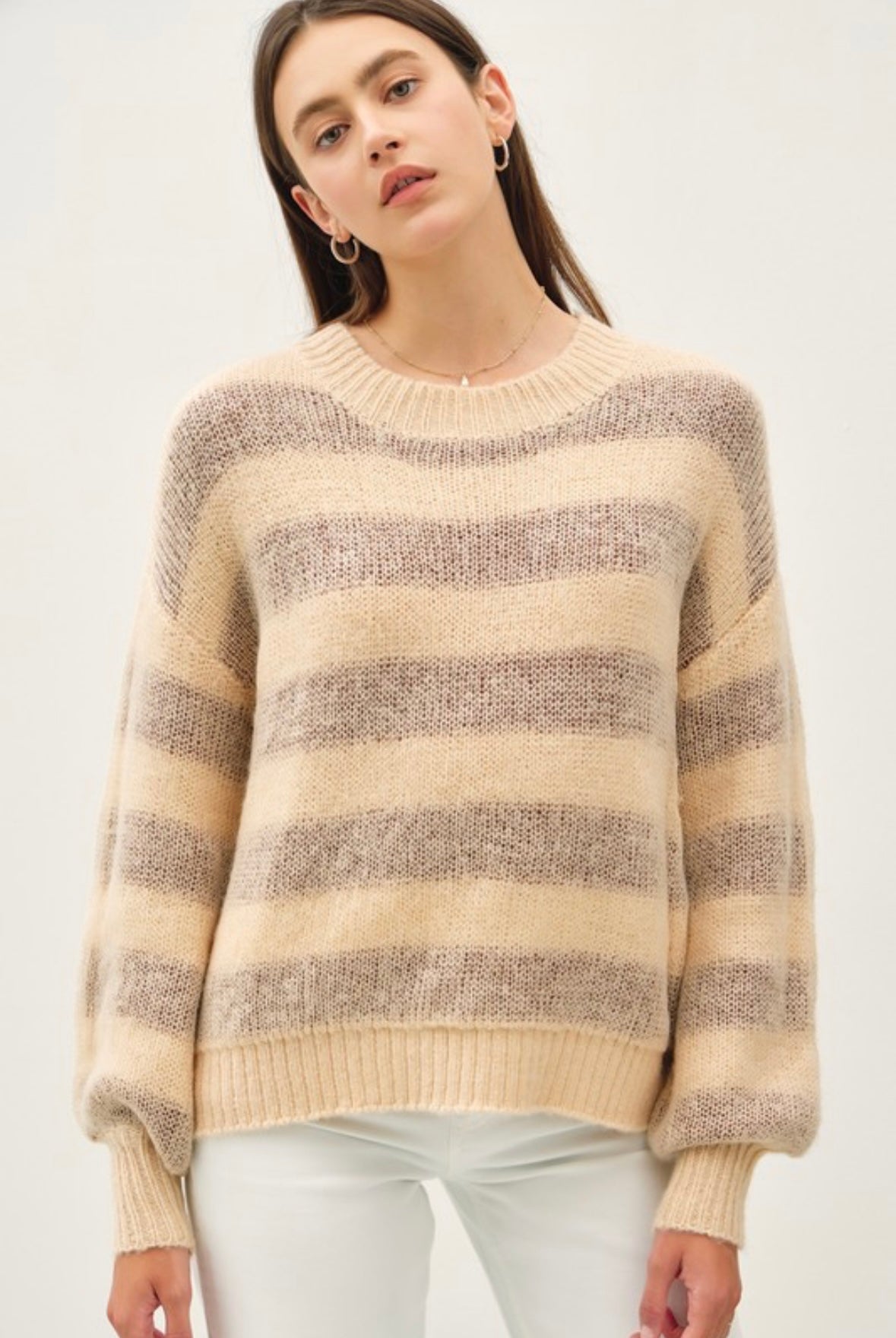 Poppy Stripe Sweater