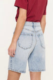 High Rise Light Bermuda Shorts