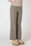 Olive Wide Leg Jeans