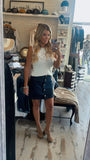 Ecru Crochet Sleeveless Sweater
