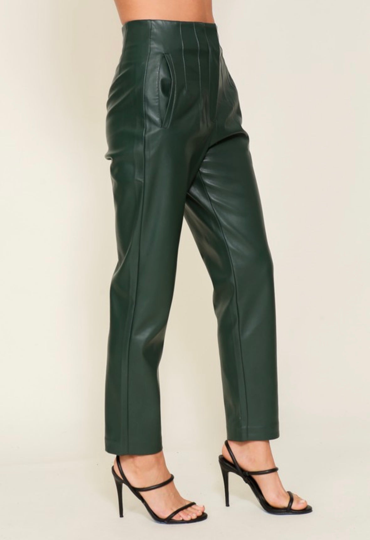 Forest Vegan Leather Pants