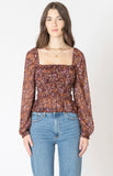 Wildflower Peasant Top