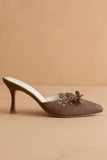 Cocoa Meridian Kitten Heels