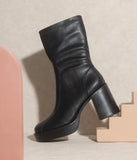 Black Josephine Platform Boots