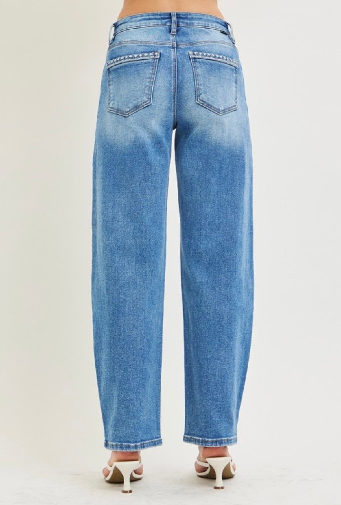 Collette Barrel Jeans