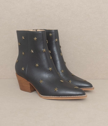 Black Ivanna Star Bootie