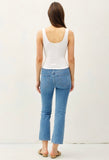 White Round Neck Cami