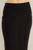 Black Midi Sweater Skirt