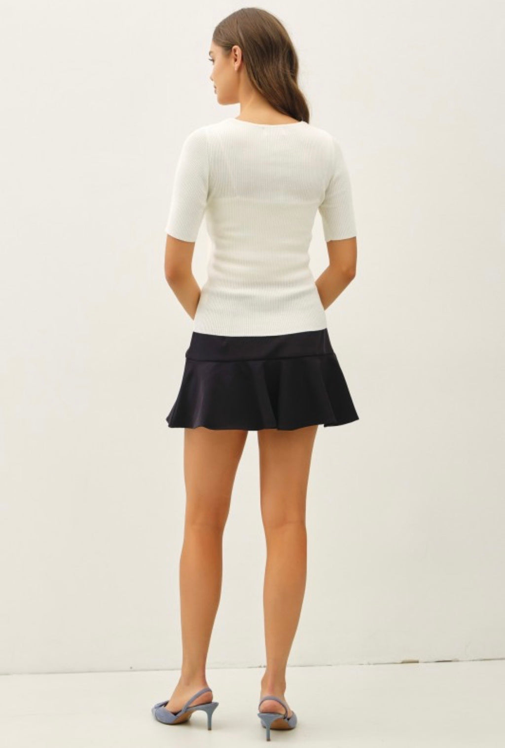 Cream Layered Cardigan