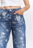 Floral Wide Leg Jeans