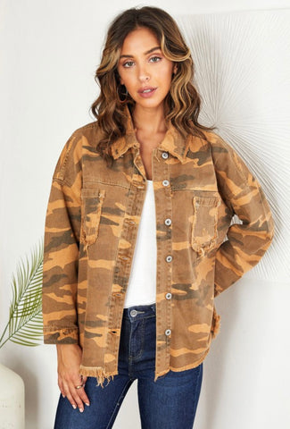 Camel Camo Jacket