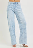 Audrey Floral Wide Leg Jeans