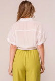 White Pintuck Top