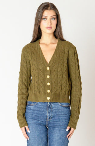 Evergreen Button Down Cardigan