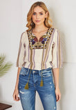 Floral Embroidered Top