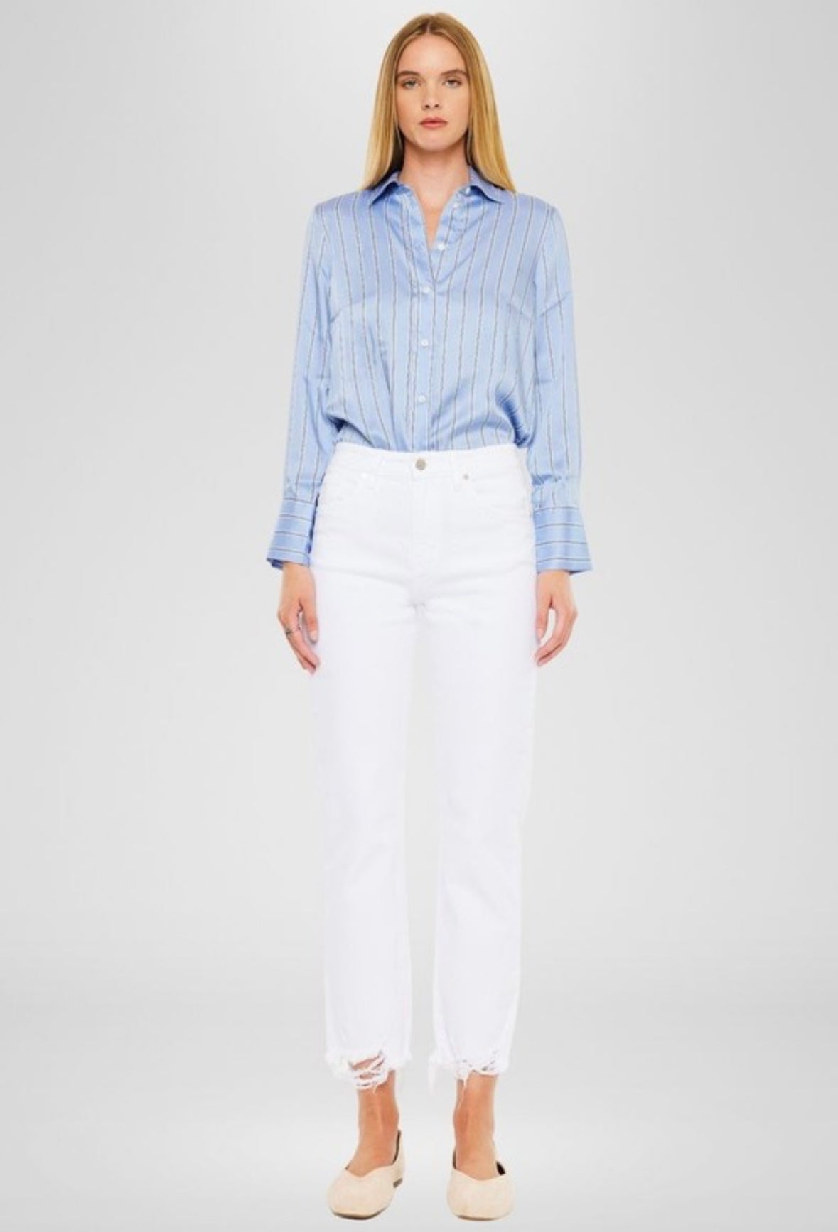White Mandi Straight Leg Jeans