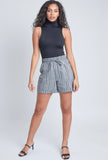 Grey Stripe Shorts