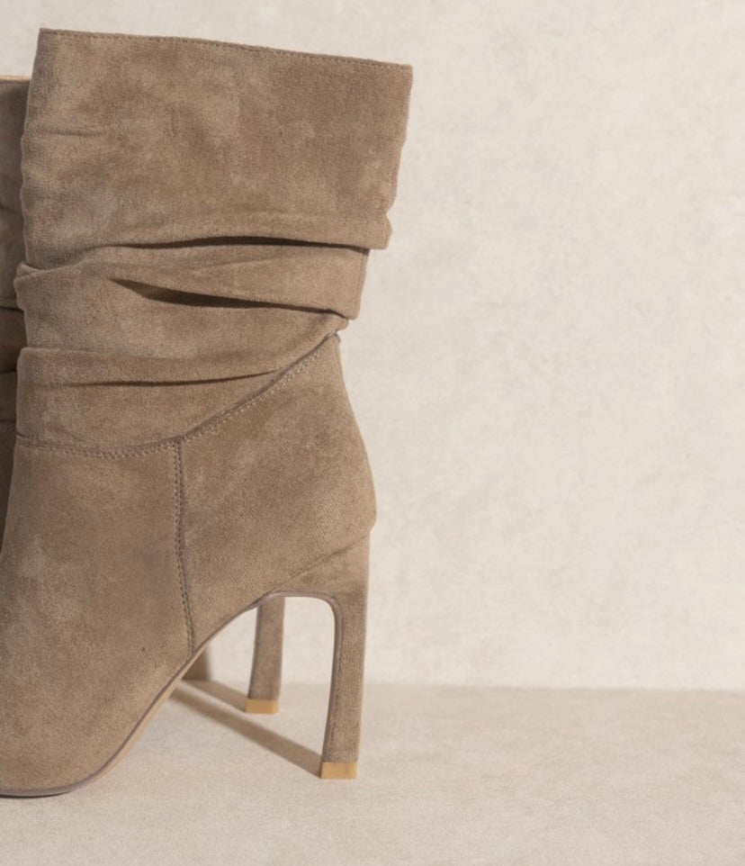Grey Kali Slouch Bootie