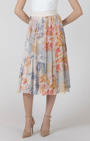 Flower Patch Accordion Skirt