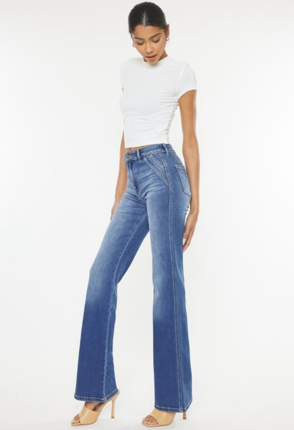 High Rise Holly Flare Jeans