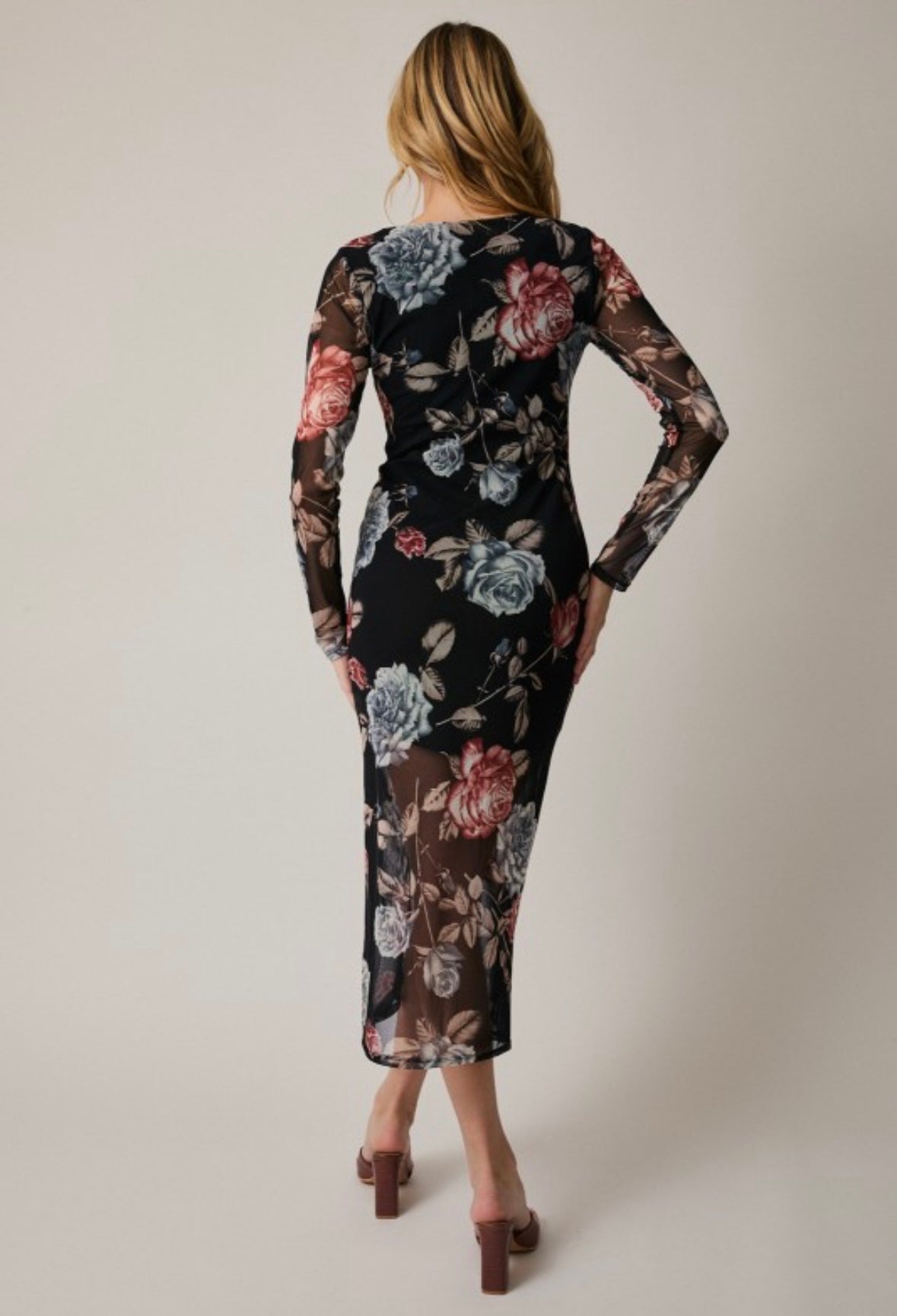 Floral Sheer Dress