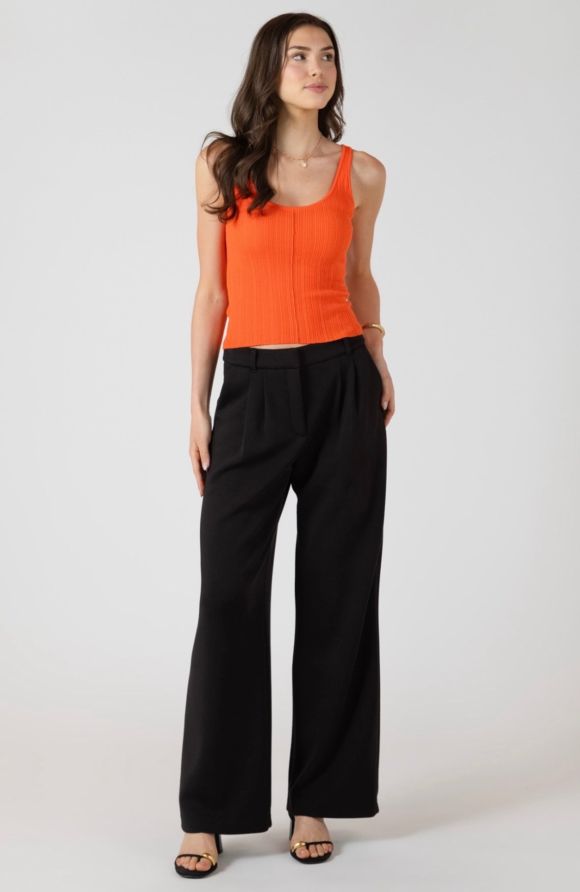 Black Scuba Trouser Pants