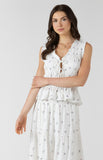 Dainty Rose Ruffle Top