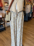 Spring Paisley Wide Leg Pants