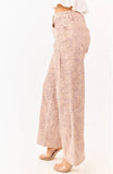 Dusty Rose Floral Jeans