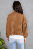 Camel Eyelet Jacket