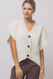 Cream Oversized Cardigan