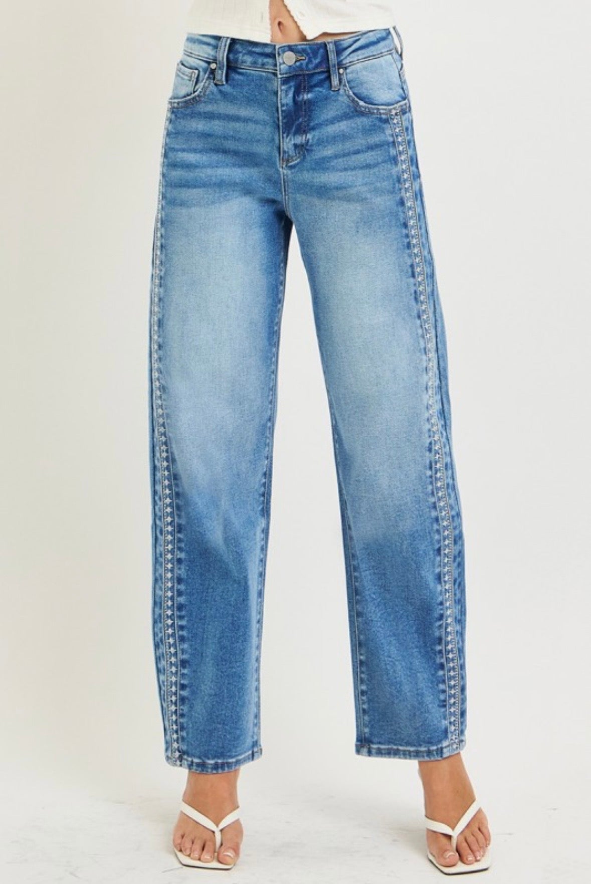 Collette Barrel Jeans