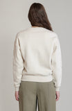 Ivory Floral Sweatshirt