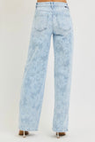 Audrey Floral Wide Leg Jeans
