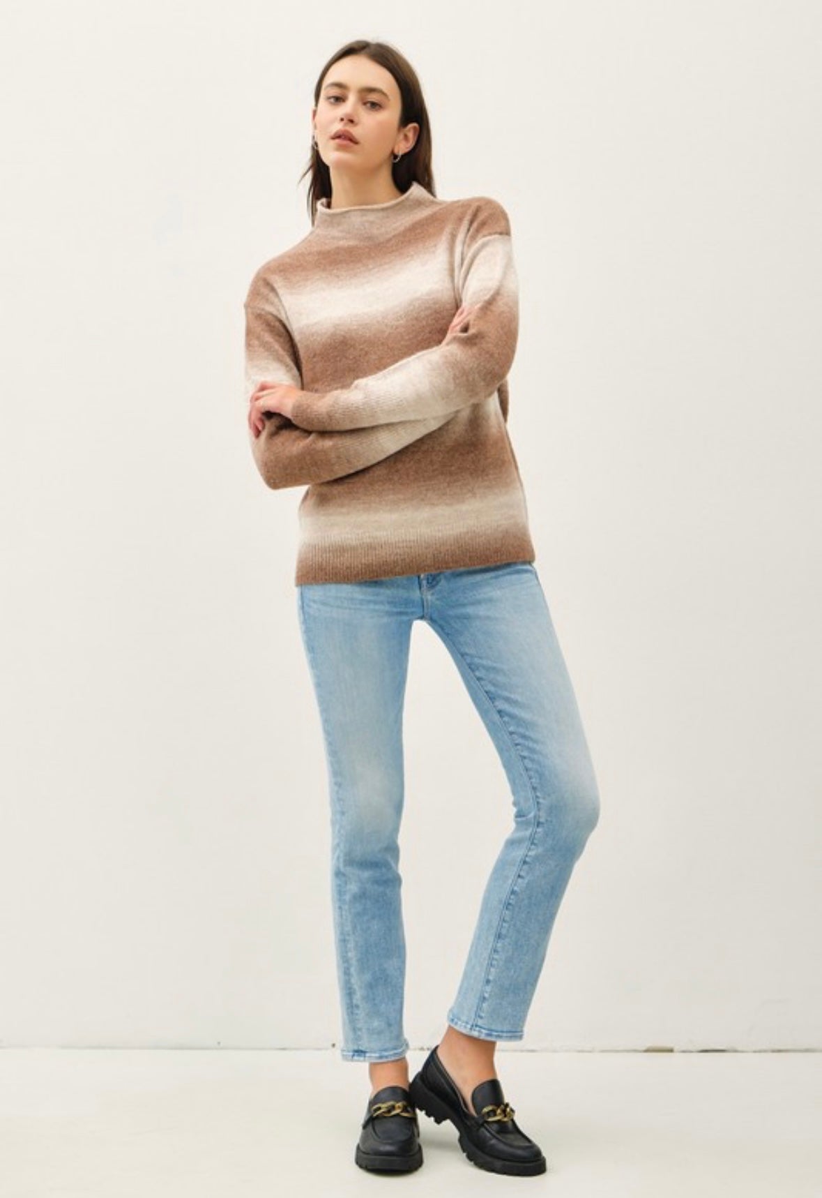 Mocha Ombre Sweater
