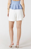 White Gauze Shorts
