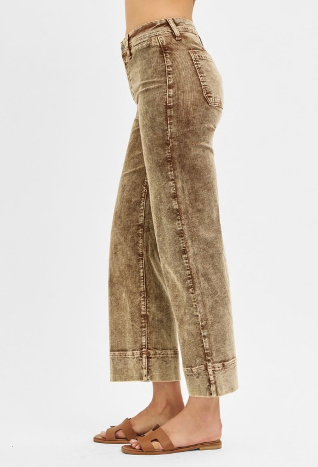 Mocha Corduroy Wide Leg